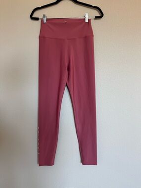 NEW Peloton Solid Flex Leggings Pink Activewear Workout Gym Cycling Pants NWT